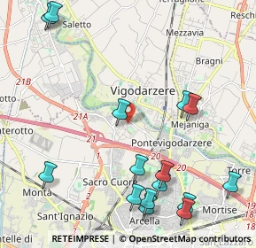 Mappa Via Tione, 35135 Padova PD, Italia (2.666)