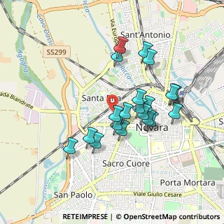 Mappa Via Pietro Paganini, 28100 Novara NO, Italia (0.786)