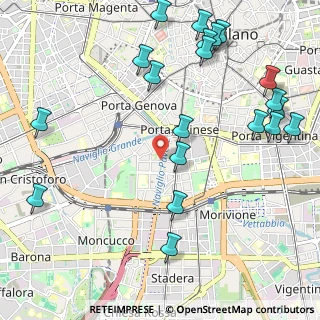 Mappa Alzaia Naviglio Pavese, 20143 Milano MI, Italia (1.353)