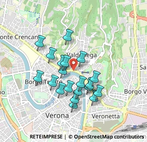Mappa Via Sant'Alessio, 37129 Verona VR, Italia (0.73)