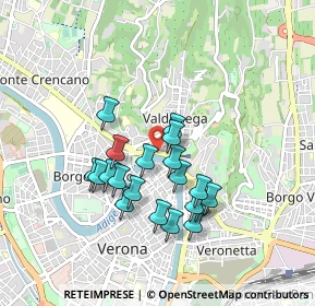 Mappa Via Sant'Alessio, 37129 Verona VR, Italia (0.756)