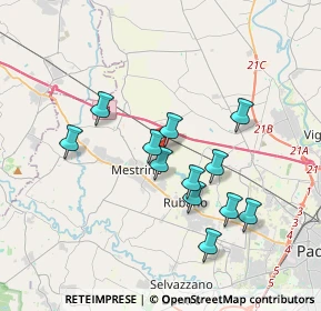 Mappa Via Bosco, 35035 Mestrino PD, Italia (3.2075)