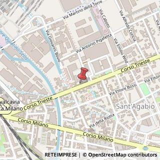 Mappa Corso Trieste, 21, 28100 Novara, Novara (Piemonte)
