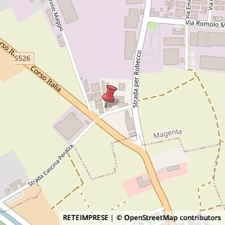 Mappa Via Cascina Peralza, 12, 20013 Magenta, Milano (Lombardia)
