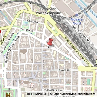 Mappa Via Santo Stefano, 8, 28100 Novara, Novara (Piemonte)