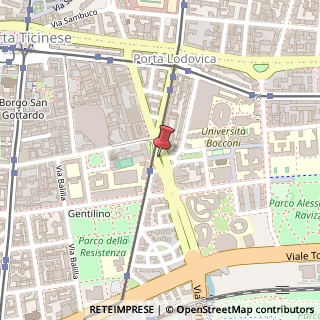 Mappa Via Gian Carlo Castelbarco, 2, 20136 Milano, Milano (Lombardia)