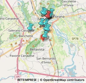 Mappa Via General, 10015 Ivrea TO, Italia (1.562)