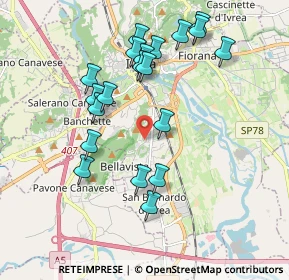 Mappa Via General, 10015 Ivrea TO, Italia (1.893)