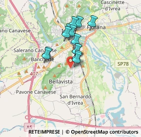 Mappa Via General, 10015 Ivrea TO, Italia (1.27846)