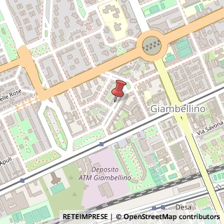Mappa Via dei Biancospini,  13, 20146 Milano, Milano (Lombardia)