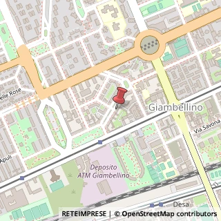 Mappa Via dei Biancospini, 14, 20146 Milano, Milano (Lombardia)