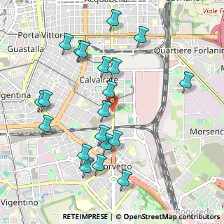 Mappa Viale Puglie, 20137 Milano MI, Italia (1.085)