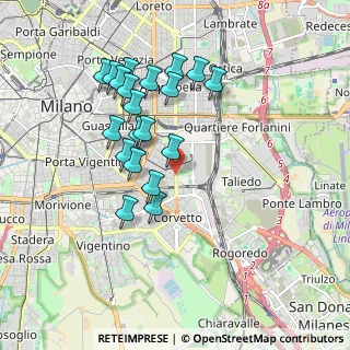 Mappa Viale Puglie, 20137 Milano MI, Italia (1.7375)