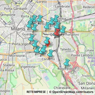 Mappa Viale Puglie, 20137 Milano MI, Italia (1.605)