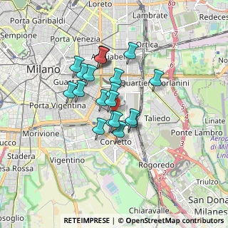 Mappa Viale Puglie, 20137 Milano MI, Italia (1.2525)