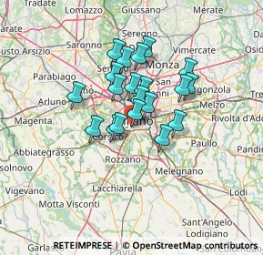 Mappa Via Privata Giovanni Bertacchi, 20136 Milano MI, Italia (9.4315)