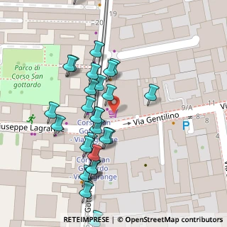 Mappa Corso San Gottardo, 20136 Milano MI, Italia (0.05357)