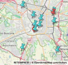 Mappa Via Privata Giovanni Bertacchi, 20136 Milano MI, Italia (3.93455)