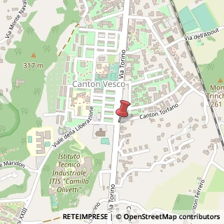 Mappa Via Torino, 329, 10015 Ivrea, Torino (Piemonte)