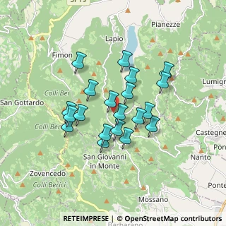 Mappa Via Bastie, 36057 Arcugnano VI, Italia (1.385)
