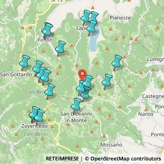 Mappa Via Bastie, 36057 Arcugnano VI, Italia (2.2635)