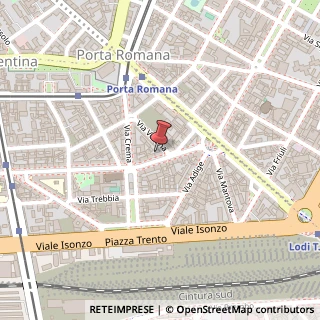 Mappa Via Piacenza, 9, 20135 Milano, Milano (Lombardia)