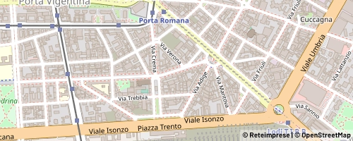 Mappa Mediolan