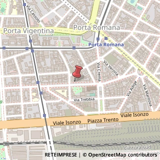 Mappa Via Giulio Romano, 21, 20135 Milano, Milano (Lombardia)