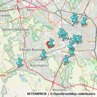 Mappa Via dei Giaggioli, 20147 Milano MI, Italia (4.22846)