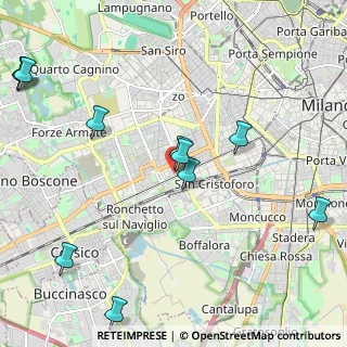 Mappa Via dei Biancospini, 20146 Milano MI, Italia (2.65182)