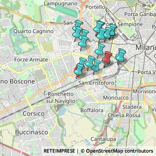 Mappa Via dei Biancospini, 20146 Milano MI, Italia (1.77211)