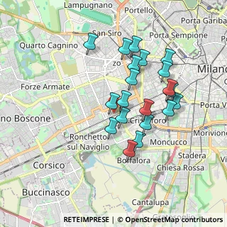Mappa Via dei Biancospini, 20146 Milano MI, Italia (1.6095)