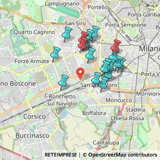 Mappa Via dei Biancospini, 20146 Milano MI, Italia (1.5935)