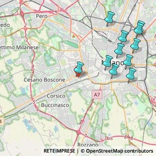 Mappa Via dei Biancospini, 20146 Milano MI, Italia (5.50917)