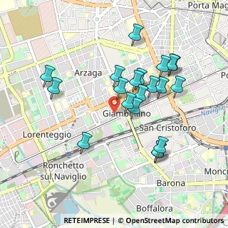 Mappa Via dei Biancospini, 20146 Milano MI, Italia (0.8875)