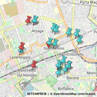 Mappa Via dei Biancospini, 20146 Milano MI, Italia (1.0535)