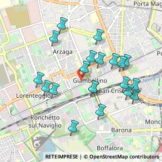 Mappa Via dei Biancospini, 20146 Milano MI, Italia (0.9915)