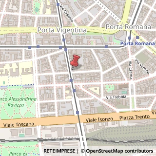 Mappa Via Giuseppe Ripamonti, 13, 20136 Milano, Milano (Lombardia)
