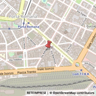 Mappa Via Adige, 3, 20135 Milano, Milano (Lombardia)
