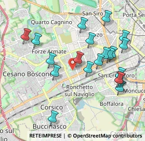 Mappa Via del Cardellino, 20147 Milano MI, Italia (2.069)