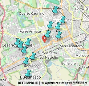 Mappa Via del Cardellino, 20147 Milano MI, Italia (1.96385)