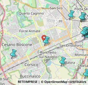 Mappa Via del Cardellino, 20147 Milano MI, Italia (3.45071)