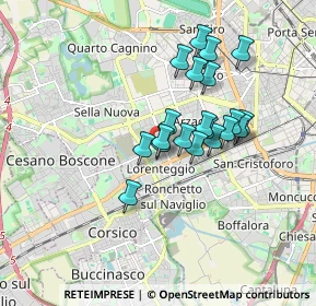 Mappa Via del Cardellino, 20147 Milano MI, Italia (1.3845)