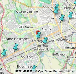 Mappa Via del Cardellino, 20147 Milano MI, Italia (3.01)