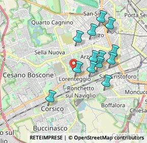Mappa Via del Cardellino, 20147 Milano MI, Italia (1.63923)