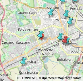 Mappa Via del Cardellino, 20147 Milano MI, Italia (2.70455)