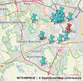 Mappa Via del Cardellino, 20147 Milano MI, Italia (4.1125)