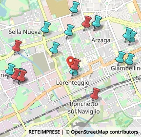 Mappa Via del Cardellino, 20147 Milano MI, Italia (1.235)