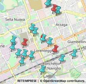 Mappa Via del Cardellino, 20147 Milano MI, Italia (1.127)