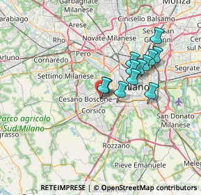 Mappa Via del Cardellino, 20147 Milano MI, Italia (5.6075)